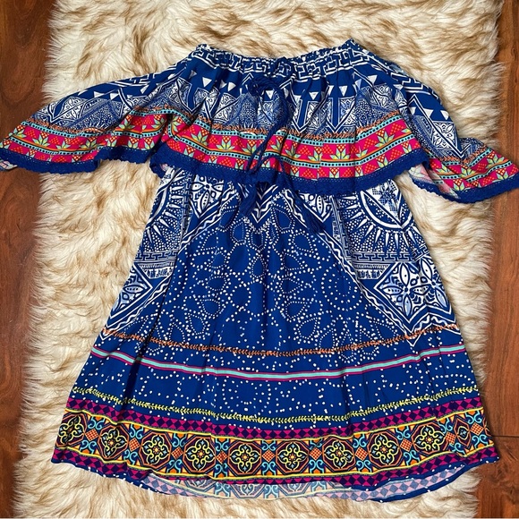 Flying Tomato vibrant off shoulder dress - Picture 6 of 10